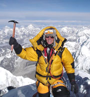 Walter Laserer am Everest