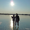 Eislaufen am Neusiedlersee