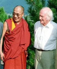 Harrer und der Dalai Lama