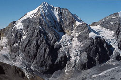 Gipfelblick auf Königspitze und viele andere Ortlergipfel