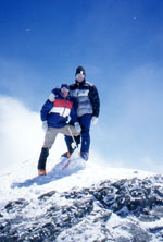 Günther und Hubert am Gipfel