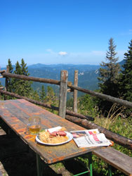 Pfundiges Essen auf der Göllerhütte