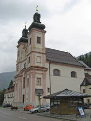 Die prachtvolle Wallfahrtskirche von Maria Schutz